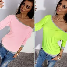 5 шт./лот дневники Кэрол футболка Для женщин зимнее платье с длинными рукавами Топы Мода футболки для Для женщин женская футболка Camisas Femininas