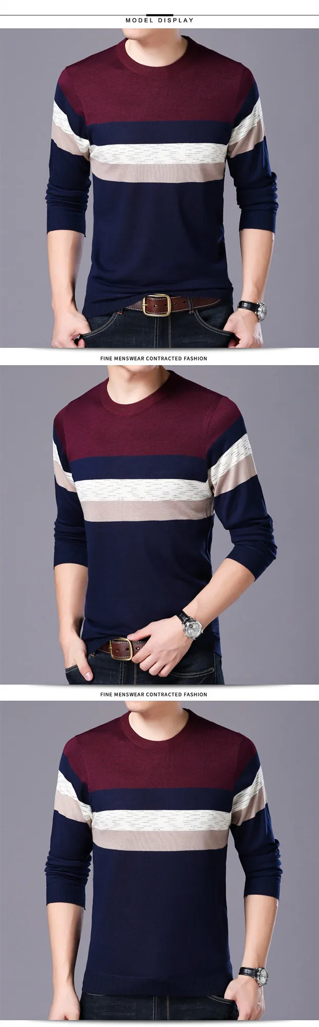 Бренд Fojaganto, мужской свитер, осень, Одноцветный свитер с вышивкой, мужской модный пуловер, мужской свитер