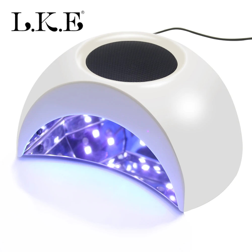 

Music Nail Lamp For Manicure Nail Dryer With Bluetooth Speaker 21 pcs LED Lamp For Gel Polish Curing with Wireless Loudspeaker