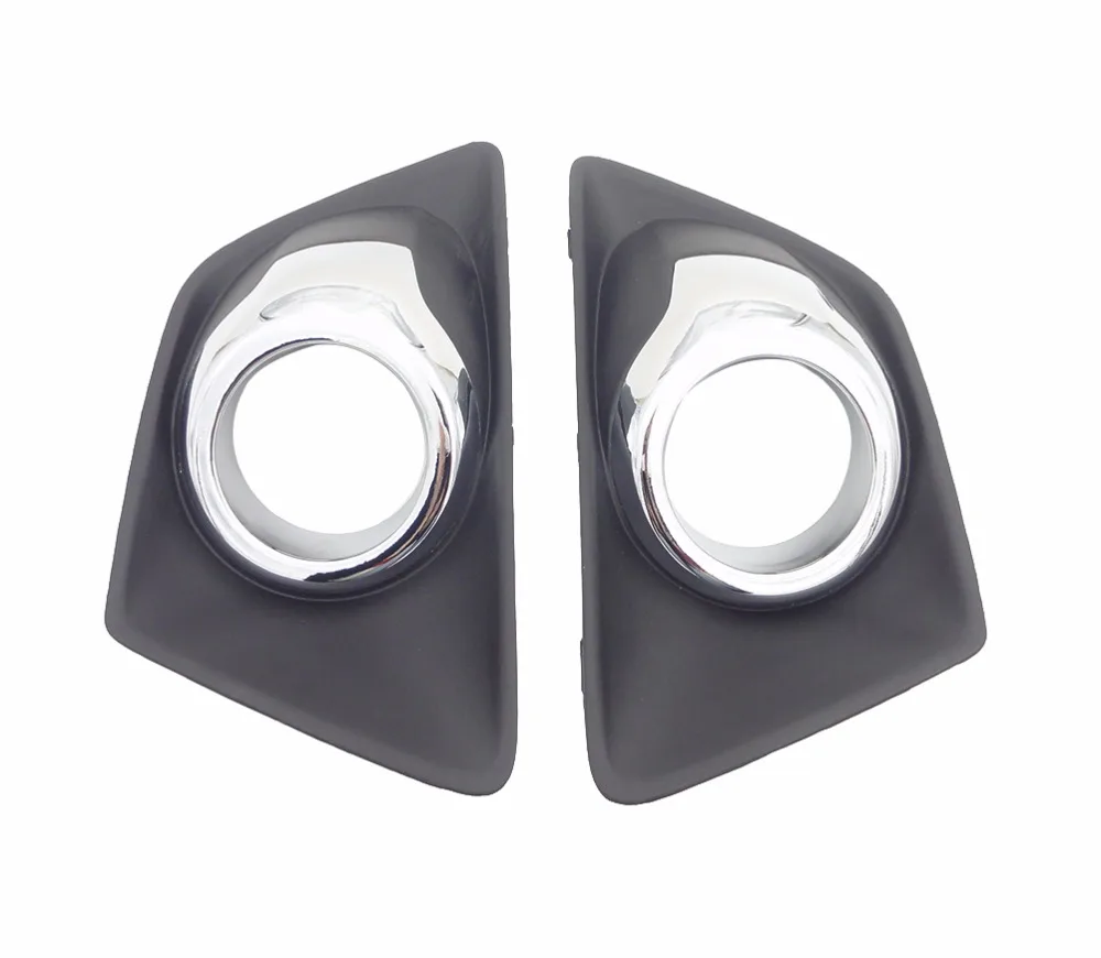 1Pair Left & Right Front Fog Light Cover Trim Fog Lamp Covers For Ford