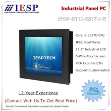 12 дюймовая промышленная сенсорная панель PC, Core i5 Процессор, 4 Гб DDR3, 500 Гб HDD, HMI панель, обеспечить индивидуальный дизайн