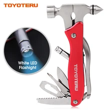 TOYOTERU Hatchet emergency safety hammer multifunction Axe stainless steel rescue weapon Outdoor Survival tool pliers knife TOYOTERU Hatchet emergency safety hammer multifunction Axe stainless steel rescue weapon Outdoor Survival tool pliers knife