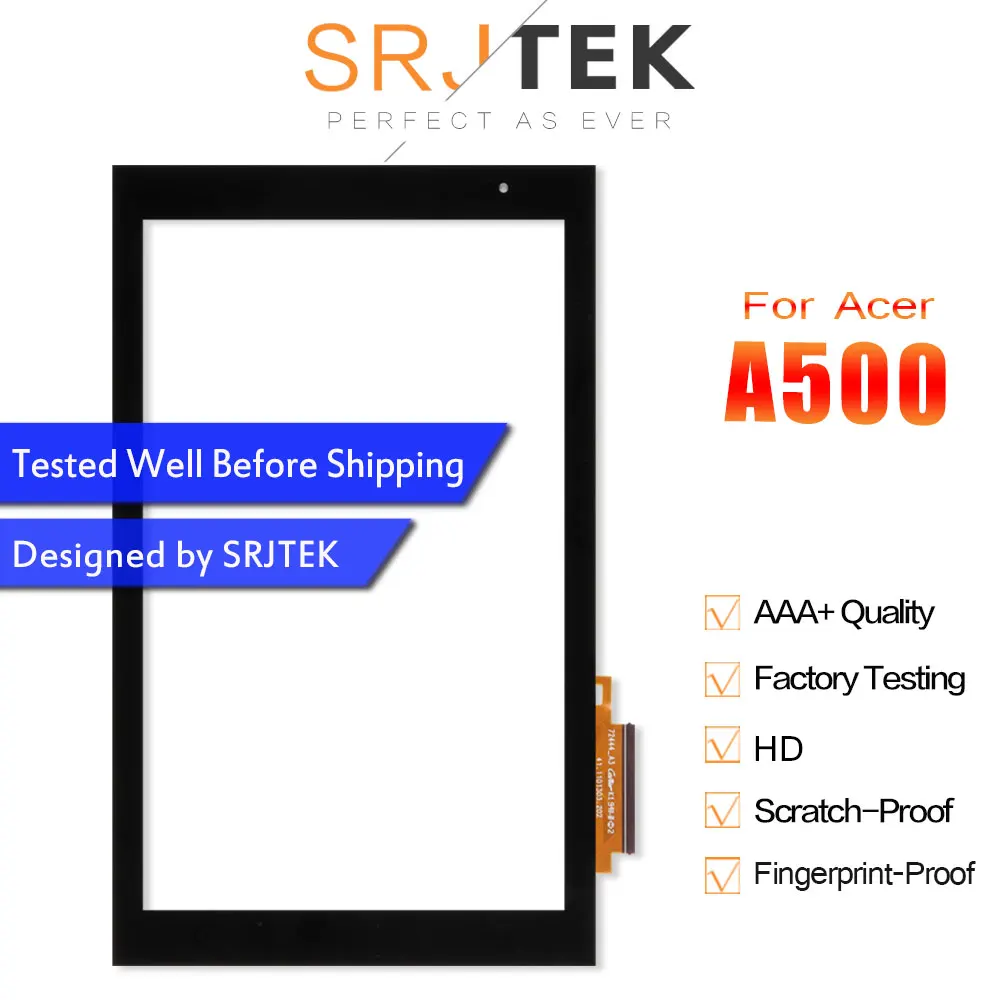 SRJTEK 10 1 сенсорный экран для Acer Icona Tab A500 дигитайзер планшета ПК запасные части