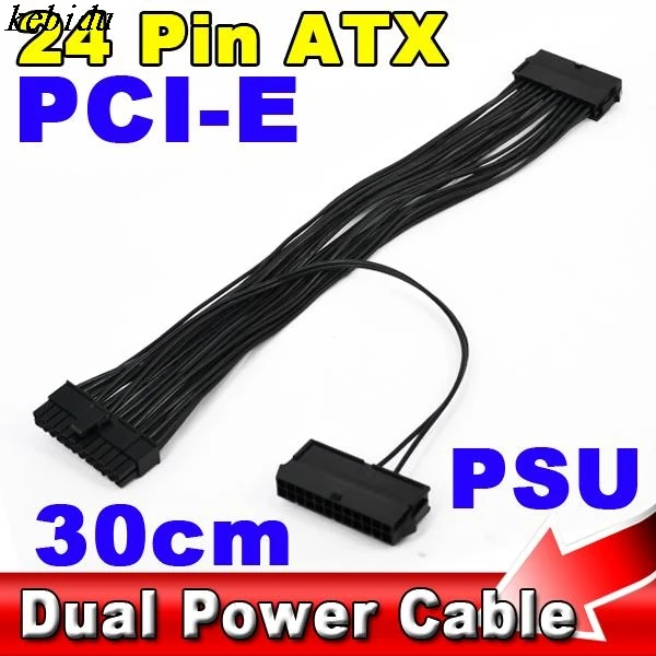 Удлинительный кабель PCI-E express ATX адаптер питания Кабельный разъем двойной блок питания Блок питания для горнодобывающей промышленности 24 pin