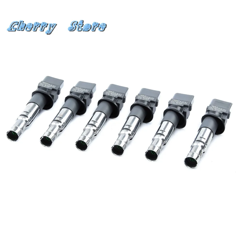 Nuevo 6 piezas 022 905 de 715 sistemas de encendido bobinas de encendido para Audi Q7 Skoda Porsche Cayenne Volkswagen Touareg Volkswagen Passat UF-556 5C1465 Nuevo 6 piezas 022 905 de 715 sistemas de encendido bobinas de encendido para Audi Q7 Skoda Porsche Cayenne Volkswagen Touareg Volkswagen Passat UF-556 5C1465