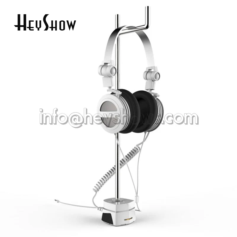 10PCS Headset Security Stand Anti Theft For Beats Headphone Display Holder Sony EarPhone Burglar Alarm JBL Earpiece Display