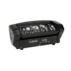 Горячая Распродажа супер яркий мини 8X10 Вт RGBW светодиодный луч-паук освещение для создания сценических эффектов освещения сцены DMX512 диско