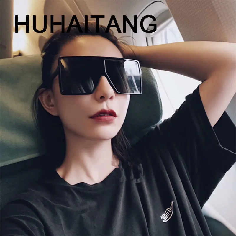 

Luxury Brand Oversized Sun Glasses Ladies Square Sunglasses Women Fashion Designer Leopard Sunglass Oversize Sunglases Woman