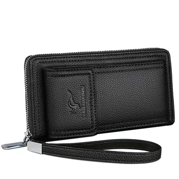 

Famous brand design wallet Men's clutch bag long wallet fashion casual handbag mobile phone bag card holder wallet coin purse