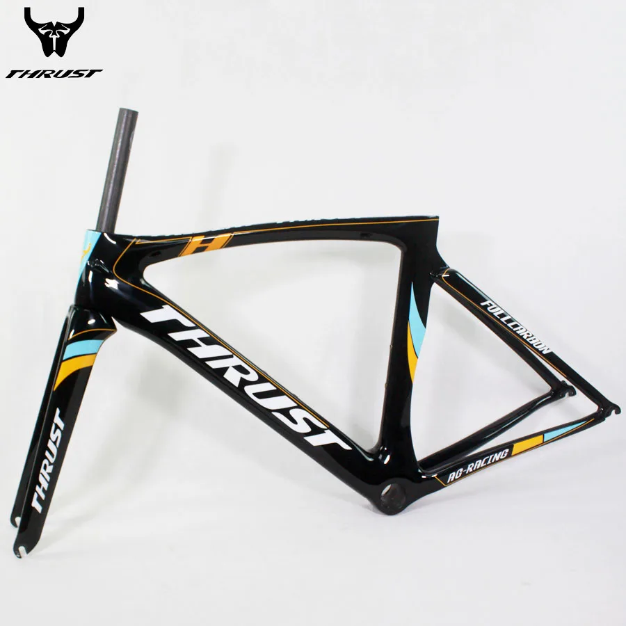 THRUST Carbon Road Frame Road Bike Carbon Frame 49 52cm 54 cm 56cm 58cm Large Size Bicycle Frame