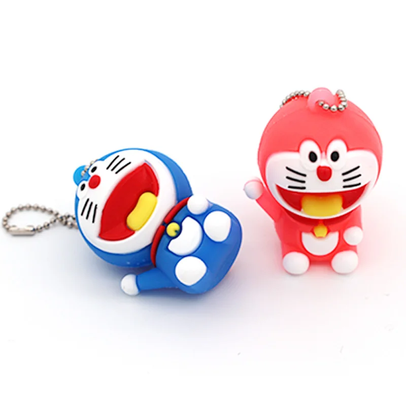 Дешевый Прекрасный мультфильм Doraemon Usb Flash Drive 64G 4G 8G 16 GB 32 GB флешки Memory Stick диска флэш накопитель Usb 2,0 Мини реального Ёмкость подарок