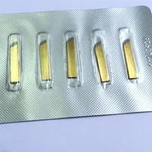 100 шт. PCD Вышивка Крестом Иглы 15 Вышивка Крестом Иглы Медь ручка для 3D для бровей Вышивка mircoblade постоянный Макияж дешевые Иглы для татуажа