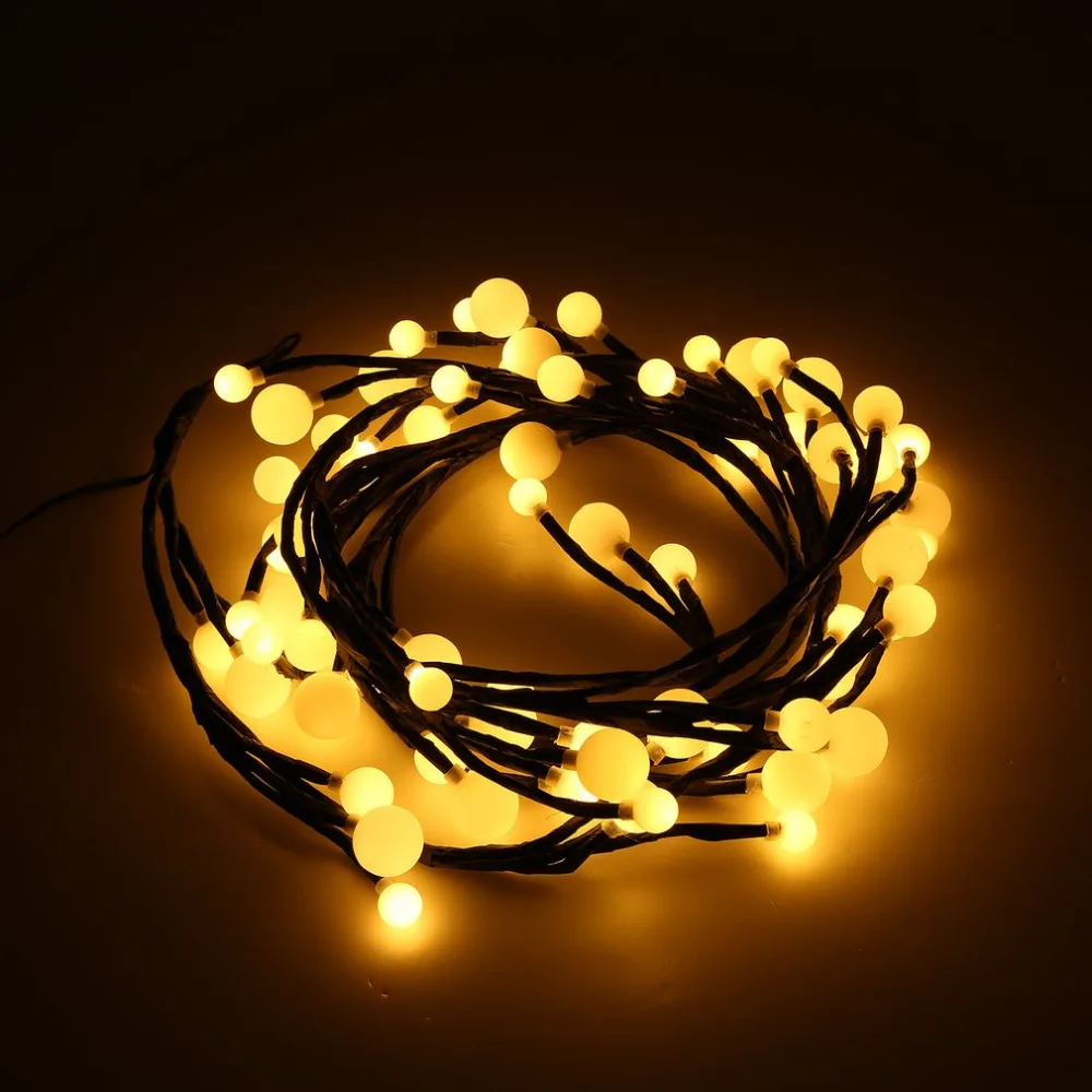 

2.5M 72 LEDs Firecracker String Lights 8 Flash Modes+Memory Fairy Lighting Strings Party Christmas Festival Decor Warm White