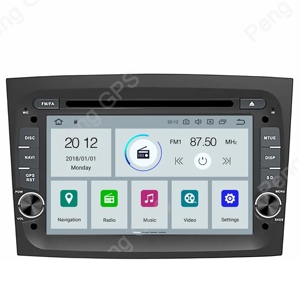 Perfect Android 9.0 Octa Core DVD Player 2 Din Car Radio for FIAT DOBLO 2016 2017 2018 GPS Navigation 7 Inch IPS Screen Headunit 1 Perfect Android 9.0 Octa Core DVD Player 2 Din Car Radio for FIAT DOBLO 2016 2017 2018 GPS Navigation 7 Inch IPS Screen Headunit 1