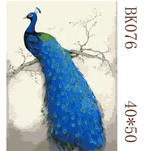 Король птиц Безрамное Картина DIY живопись по номерам современные стены книги искусству расписанную живопись маслом на холсте для домашний декор