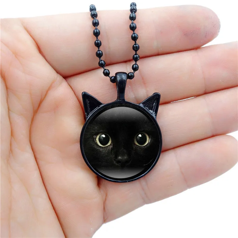 

Stylish Jewelry Cute Mechanical Cat Art Picture Pendant Statement Chain Necklace gargantillas cortas mujer moda collares mujer #