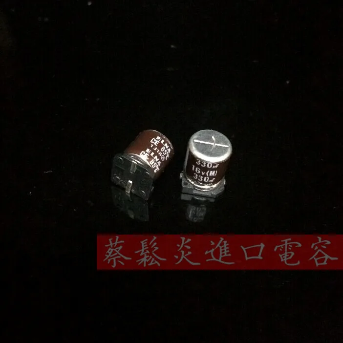 

2018 hot sale 30PCS/50PCS Imported ELNA patch aluminum electrolytic capacitor 16v330uf 10*10 RVO audio fever free shipping
