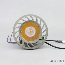 ONDENN высокое Мощность AR111 Светодиодный точечный светильник 20 W 30 W G53 COB светодиодный лампы светильники встраиваемые donwlights теплый белый свет, холодный белый AC220V