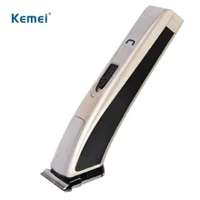 Kemei высокоскоростной Электрический триммер для стрижки волос перезаряжаемая эргономичная бритва Беспроводная Регулируемая машинка для стрижки волос 110-220 В