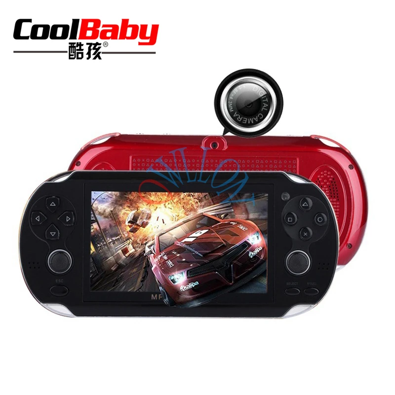 

DHL Dual Rocker Handheld Retro Portable Video Game Console Gamepad 4.3 Inch 8GB Consol Support For PSP Game Camera Video E-book