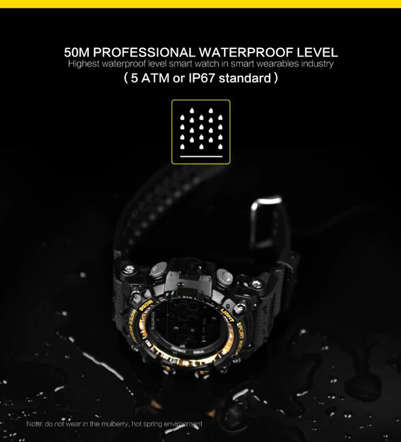 Smart Watch Men Sport Wristband Digital Watches Bluetooth Pedometer Call Message Reminder Waterproof Smart Watch for IOS Android (21)