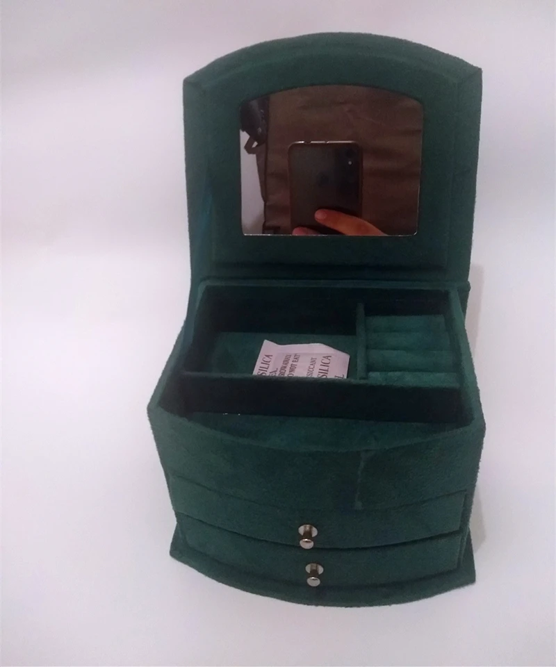 Новая цветная коробка для ювелирных изделий, модный дизайн,, портативный чехол для ювелирных украшений, демонстрационная коробка