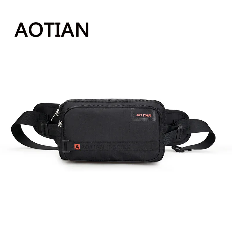 

2017 AOTIAN New High Quality Nylon Waist Packs Belt Shoulder Bag Men Women Waist Waterproof Messenger Bags Travel Bag