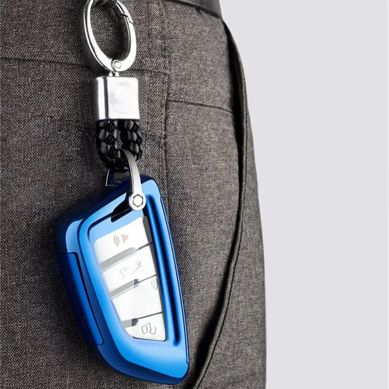 

PC+TPU car key Remote Smart TPU Car Key Case Cover For BMW X5 F15 X6 F16 G30 7 Series G11 X1 F48 F39 keychain