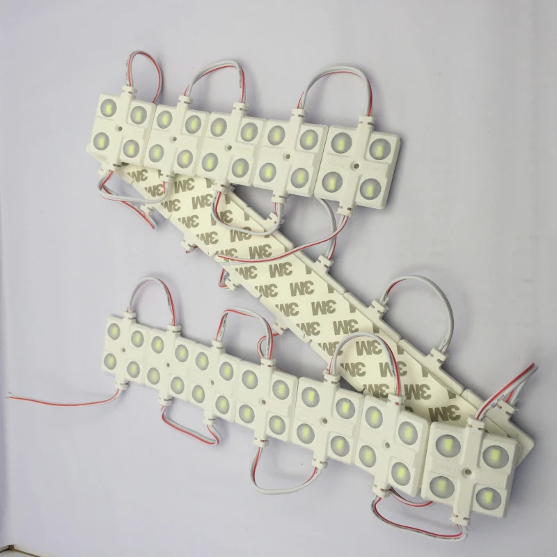 

LED module 3W DC12V WHITE COLOR high bright;20pcs a string;with concave lens LED lens module