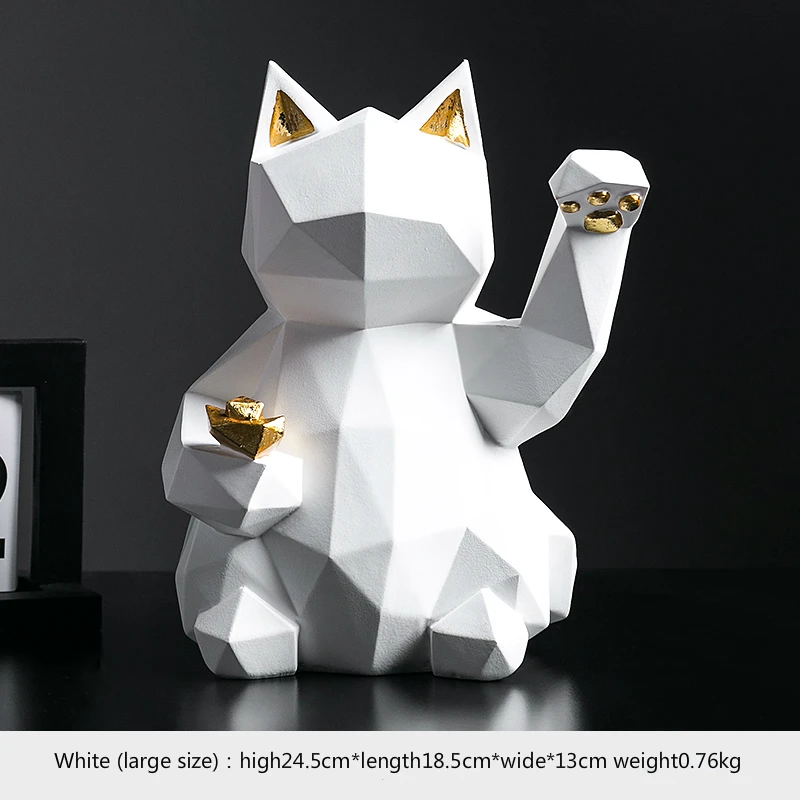 Счастливый Кот украшения творческий дом украшения maneki neko ev aksesuarlari fengshui decoracion hogar nordico подарок на день Святого Валентина