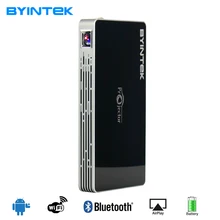 Byintek MD322 Портативный Умный дом Театр карман Android WiFi USB HD 1080 P HDMI Mini светодиодный проектор proyector projetor projecteur