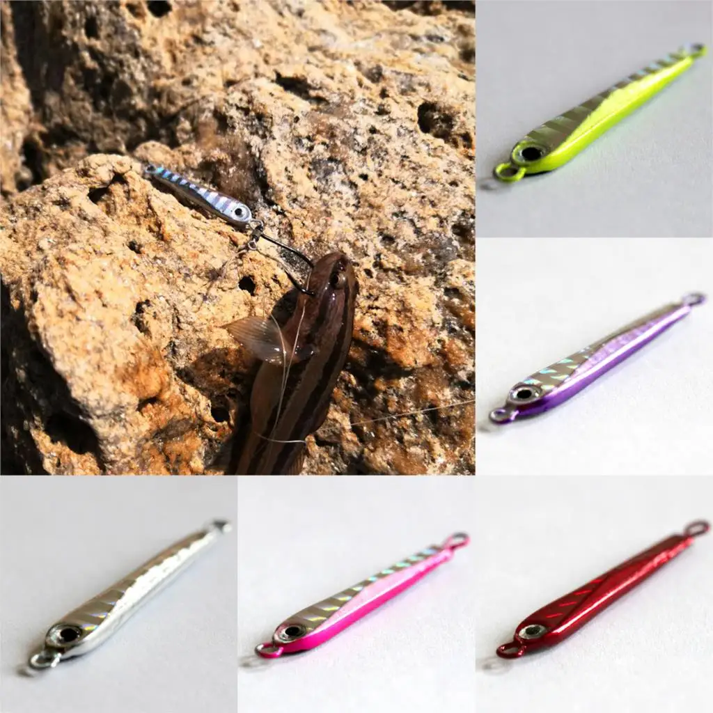 

3/5g Fishing Hard Bait Lead Fish Lure Casting Spoon Metal Jig Spinner Accessories