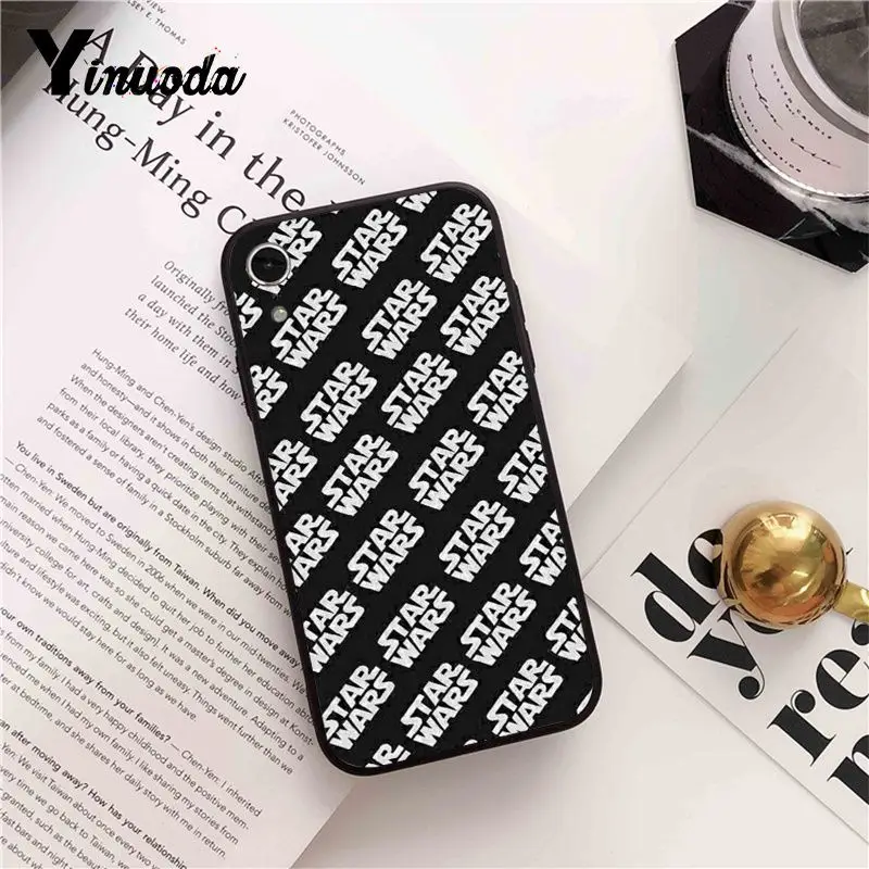 Yinuoda Star wars детский Coque Shell чехол для iPhone X XS MAX 6 6 S 7 7 plus 8 8 Plus 5 5S XR Coque Shell Fundas Capa