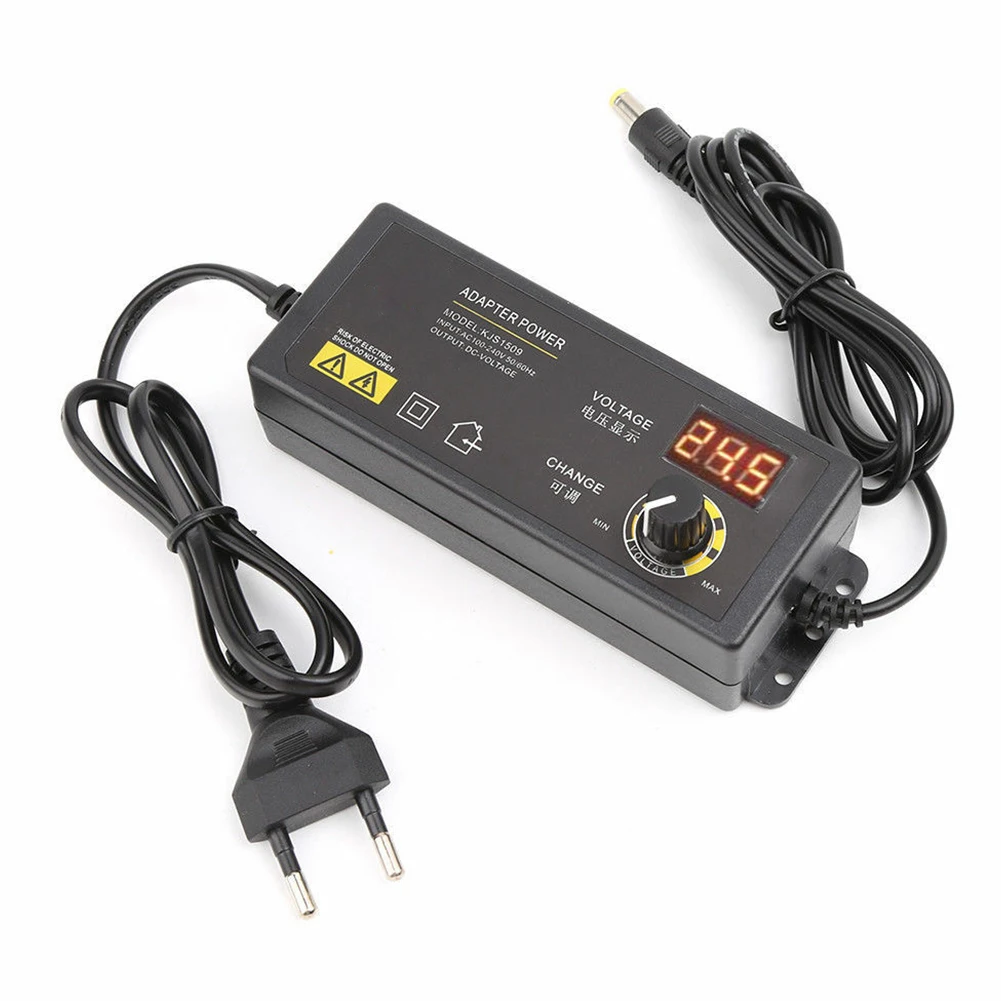 

Plug Supply Adjustable Voltage Accessory Replacement Power Adapter Safe Motor LED Display Speed Controller Electric Durable