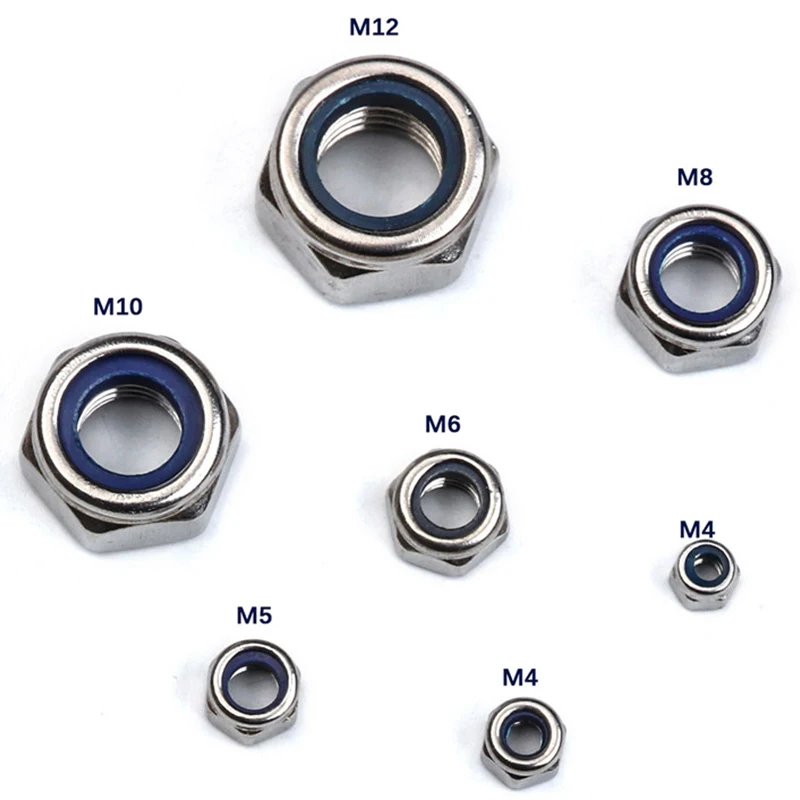 HOT 170Pcs/набор крепежных гаек для замков M3/M4/M6/M8/M10/M12 Метрическая резьба из