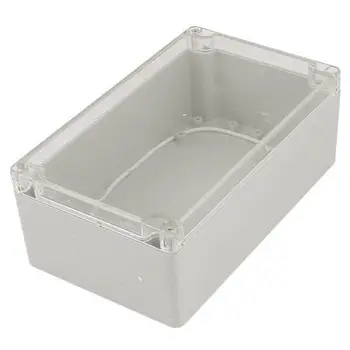 

200mmx120mmx75mm Plastic Clear Cover Dustproof IP65 Enclosure Case Junction Box