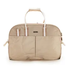 Хаки грубое зерно двойной скрепленный полиэстер холст для домашних собак Сумка Для Переноски модная маленькая сумка для щенков