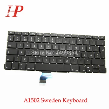 

New For Macbook Pro Retina 13" A1502 Swedish Sweden Keyboard ME864 ME865 ME866