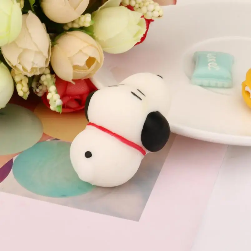Cute Mochi Squeeze Dog Healing Fun Kids Kawaii Toy Stress Reliever