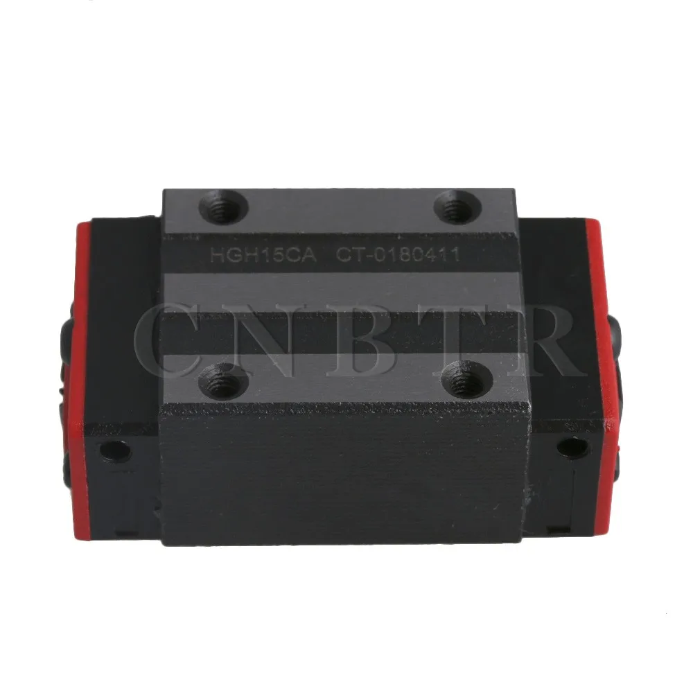 

CNBTR 59x34mm HGH15CA Bearing Steel Linear Guide Rail Sliding Block Carriage Rail Block Slider for HR15 Rail Guideway