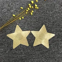 Аксессуары для женщин, форма пентаграммы, накладки на соски, 5 пар, сексуальный силиконовый чехол, невидимое нижнее белье NCS108