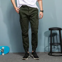 Мужские брюки Hombres Молния Fly Pantalones Casuales эластичные Монос Estilo Suelto Pantalones Para Hombre De Moda Da7222