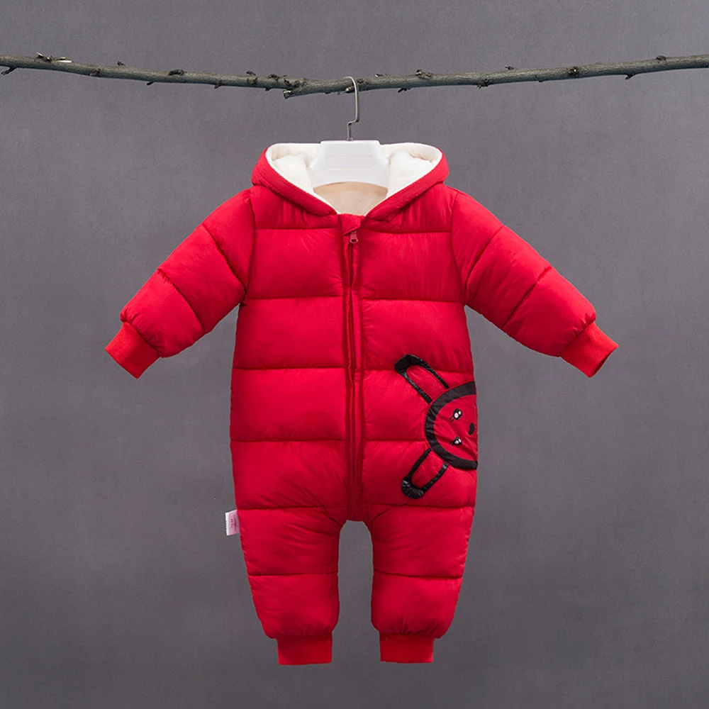 Children's Winter Overalls Warm Baby Boy Girls Snowsuit Winter
