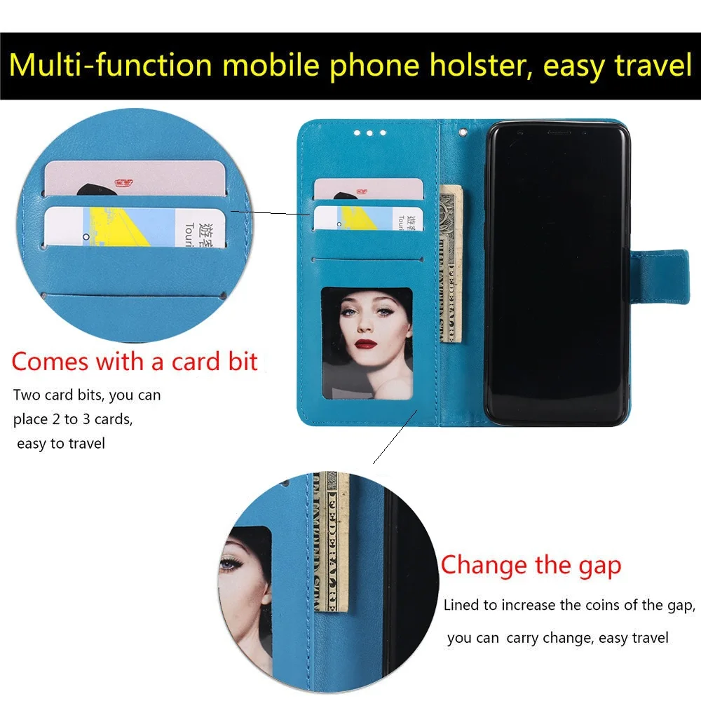 S8 S9 S10e плюс S3 S4 S5 мини S6 S7 край из искусственной кожи с откидной крышкой чехол-бумажник чехол для телефона для samsung Galaxy Note 3 4, 8 9 G360 G530 сумки