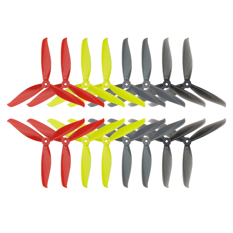 

8Pairs 7inch 7040 Propeller PC 3-blade Props Paddle LDRC Kingkong CW CCW Props For RC Model Aircraft Racing Drone Quadcopter DIY