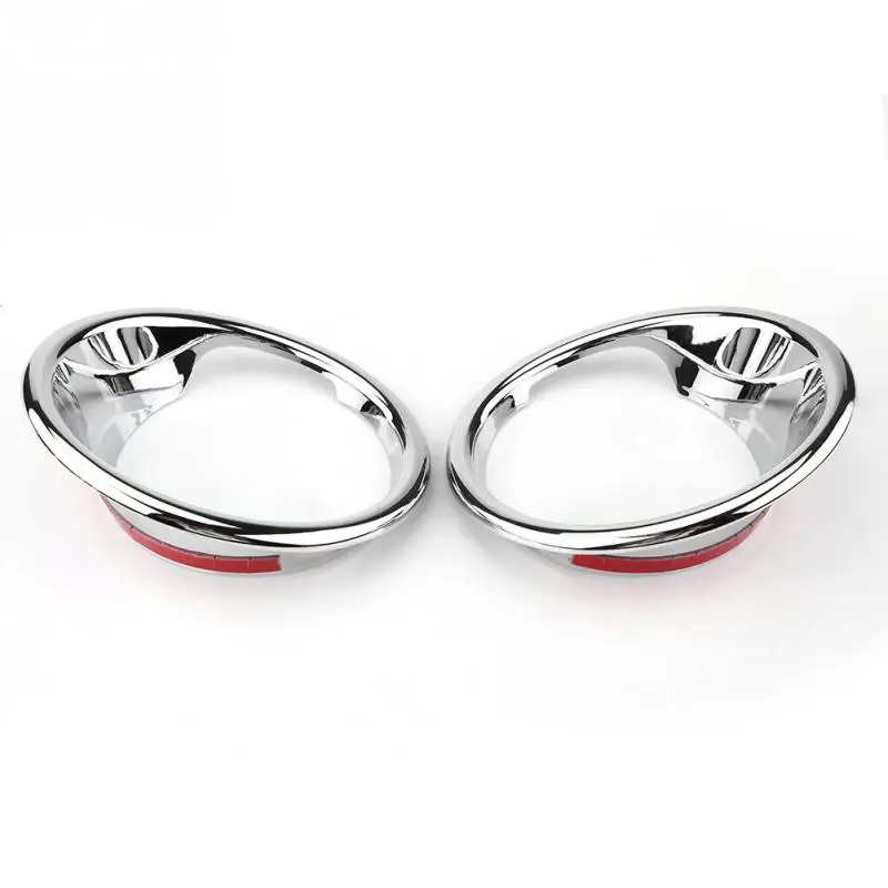 

2 PCS Front Rear Fog Light Bumper Lamp Trim Molding Garnish Frame Foglight Cover For BMW X5 F15 2014-2018 Car Accessories New