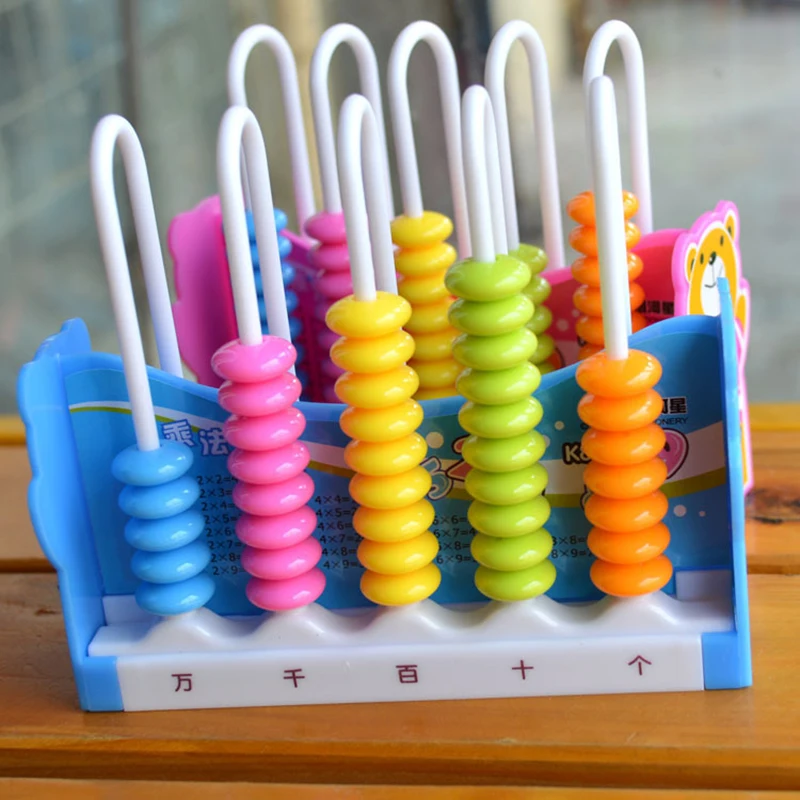Math toys for kids Child Abacus Counting Beads Maths Learning Educational Toy math Early Learning Freeshipping