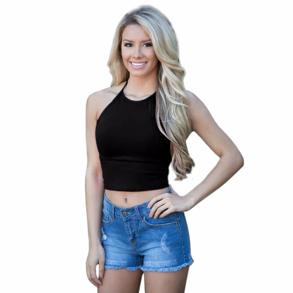 Fashion Sexy Tank Top Women Casual Summer Vest Camis Solid Sleeveless