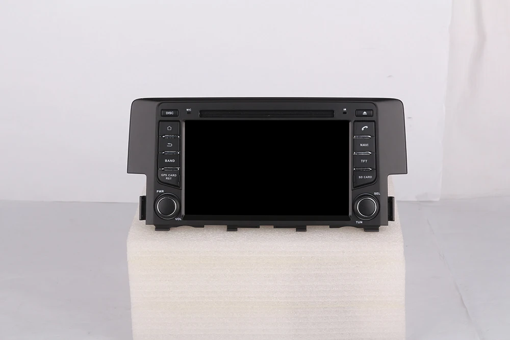 Perfect Android 9.0 Octa Core 4GB RAM CAR DVD Player GPS Navigation Bluetooth For Honda Civic 2016-2020Head Unit Radio Stereo Multimedia 11