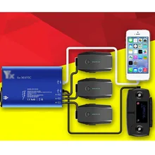 5in1 Battery Charger USB Charger Battery Parallel Charger RC Smartphone Charger for DJI MAVIC PRO